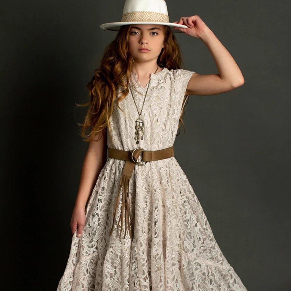 JOYFOLIE HADLEY DRESS IN TURTLEDOVE